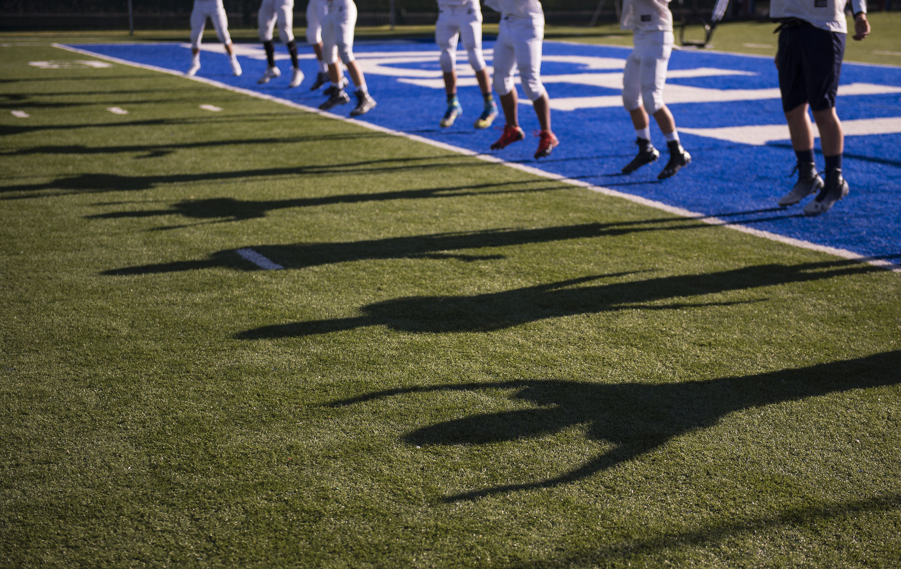 Lighthouse Christian football practice